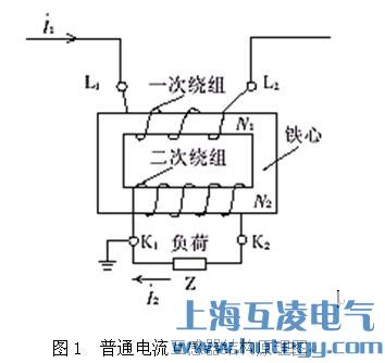 穿心式電流互感器結構原理圖 